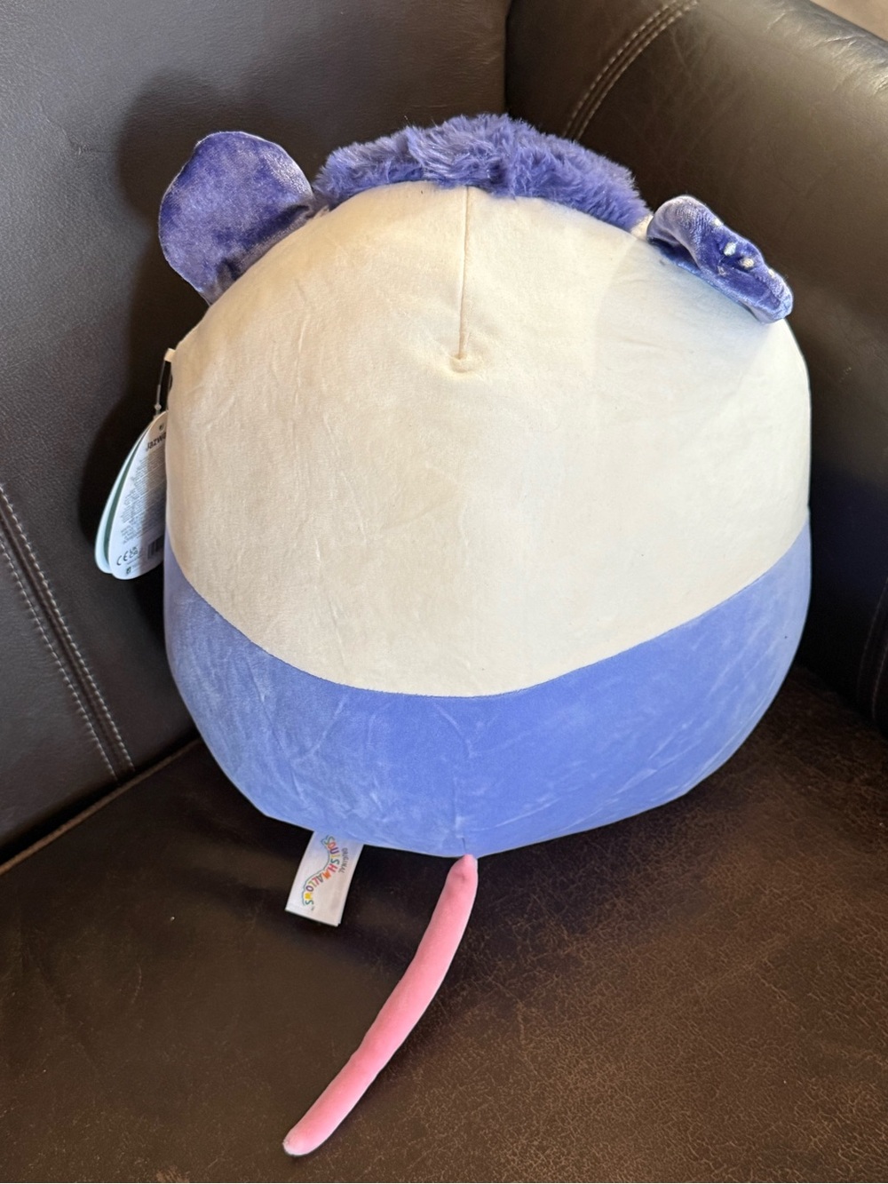 Squishmallows Purple and Cream Cat Plush Pillow - Picture 2 of 8